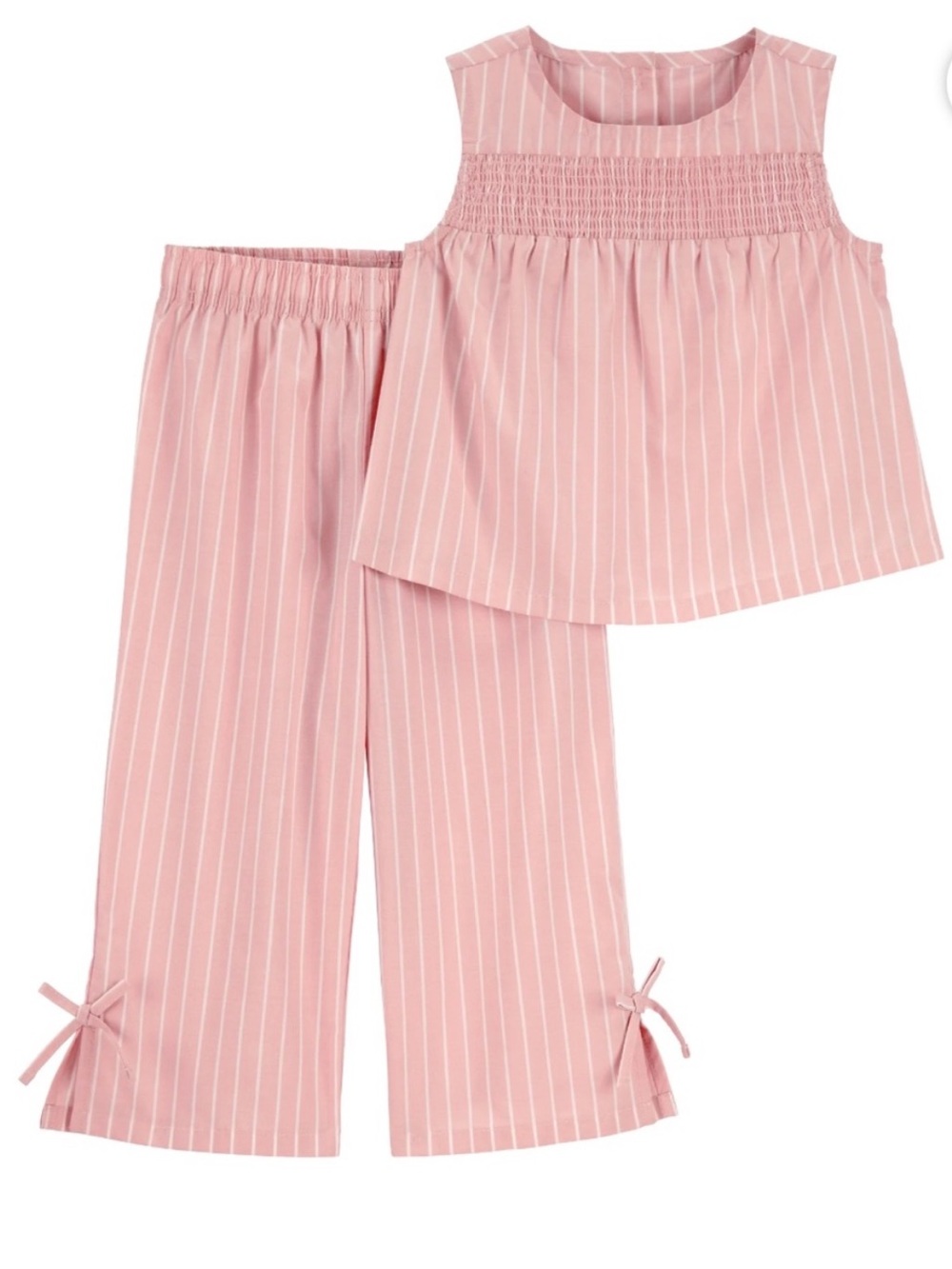 Girls 18 Month Pink Pinstripe Set